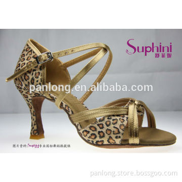 Wholesale leopard ladies fashion latin dance shoes